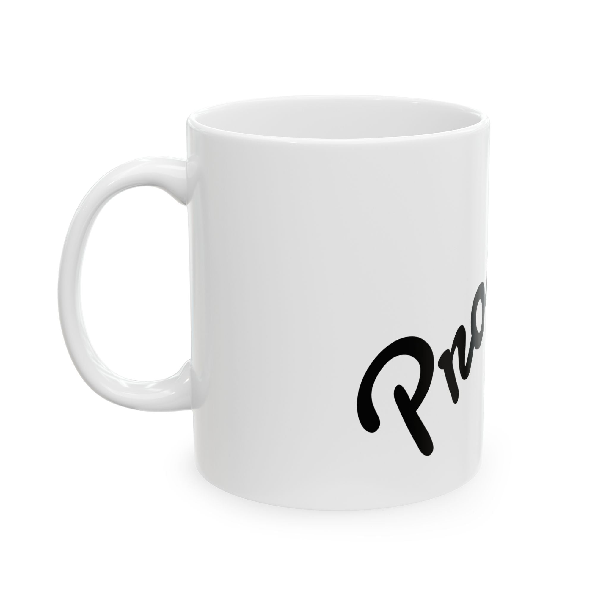 Progress Over Perfection Ceramic Mug — Inspirational Coffee Cup (11oz & 15oz)