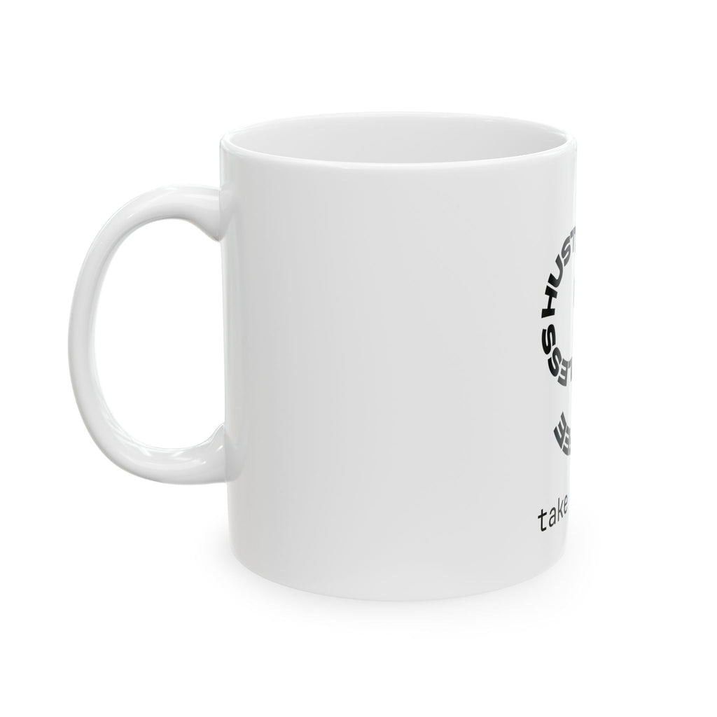 Motivational Coffee Mug – “More Coffee, Less Hustle” Ceramic Mug (11oz/15oz)